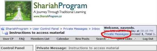 Private Messages